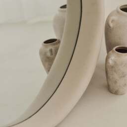 Wabi-Sabi - Concrete Irregular Wall Mirror 80cm x 72cm - thumbnail 5