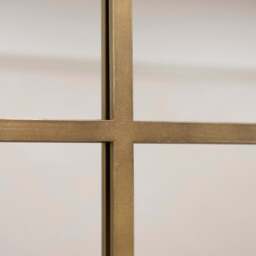 Camden - Gold Industrial Full Length Metal Window Mirror 179cm x 119cm - thumbnail 2