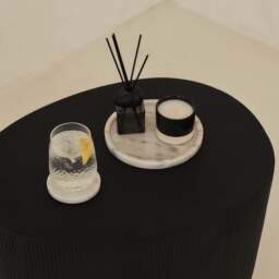 Travara - White Marble Round Decorative Tray - thumbnail 6
