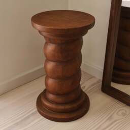 Cassia - Dark Wood Retro Side Table - thumbnail 6
