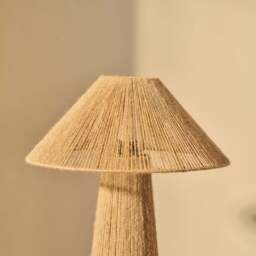 Erba - Jute String Coolie Shade Large Table Lamp - thumbnail 6