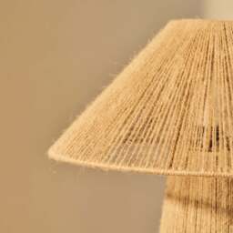 Erba - Jute String Coolie Shade Large Table Lamp - thumbnail 4