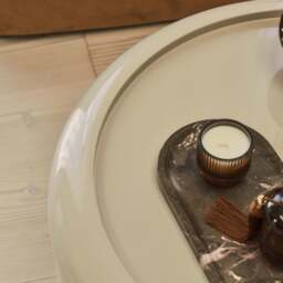 Compton - High Gloss Ivory Round Coffee Table - thumbnail 6