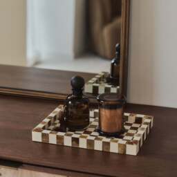 Amelia - Gold Arched Metal Overmantle Mirror 100cm x 87cm - thumbnail 5
