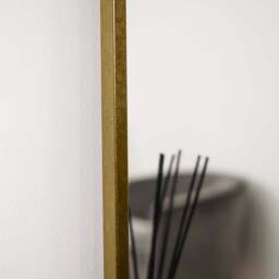 Liberty - Gold Arched Metal Overmantle Mirror 120cm x 90cm - thumbnail 4