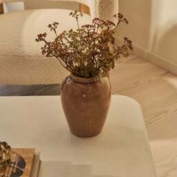 Alina - Concrete Square Large Wooden Coffee Table - thumbnail 6