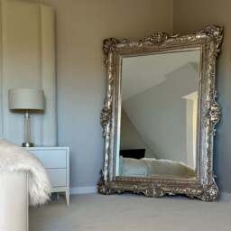 Ella Grande - Champagne Ornate Floor Mirror 190cm x 140cm - thumbnail 5