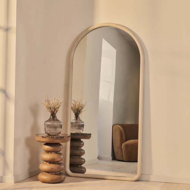 Amora - Full Length Large Arched Concrete Mirror 180cm x 90cm - image 1