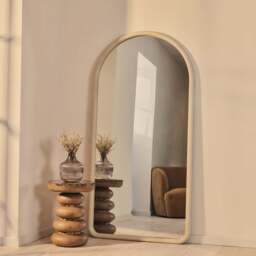 Amora - Full Length Large Arched Concrete Mirror 180cm x 90cm - thumbnail 1