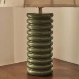 Odette - Olive Green Dome Shade Table Lamp - thumbnail 6