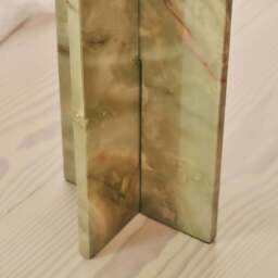 Ravello - Green Onyx Round Premium Solid Marble Side Table - thumbnail 5