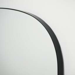 Aria - Full Length Black Large Metal Mirror 180cm x 90cm - thumbnail 5