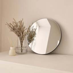 Edge - Frameless Round Wall Mirror 40cm x 40cm - thumbnail 1