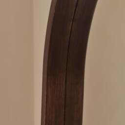 Lilia - Full Length Dark Wood Arched Wooden Mirror 170cm x 80cm - thumbnail 4