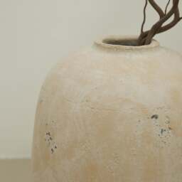 Matera - Large Sand Textured Terracotta Vase - thumbnail 5