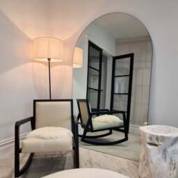 Edge - Extra Large Frameless Arched Full Length Mirror 179cm x 110cm - thumbnail 6