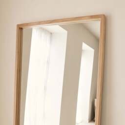 Arden - Light Wood Full Length Wooden Mirror 180cm x 80cm - thumbnail 3