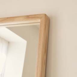 Arden - Light Wood Full Length Wooden Mirror 180cm x 80cm - thumbnail 4