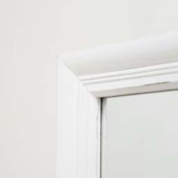 Sasha - White Shabby Chic Rectangular Window Mirror 134cm x 70cm - thumbnail 4
