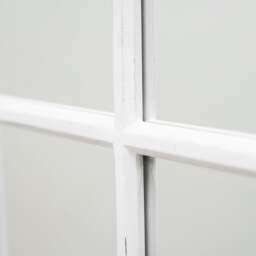 Sasha - White Shabby Chic Rectangular Window Mirror 134cm x 70cm - thumbnail 5