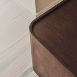 Fairmont - Dark Wood Premium Square Side Table - thumbnail 3