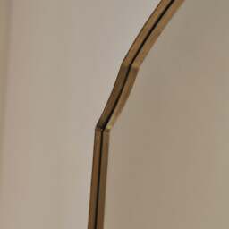 Isla - Gold Arched Metal Overmantle Wall Mirror 120cm x 90cm - thumbnail 5