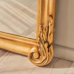 Cristina - Full Length Gold Arched Ornate Mirror 200cm x 90cm - thumbnail 4