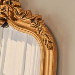 Cristina - Full Length Gold Arched Ornate Mirror 200cm x 90cm - thumbnail 2