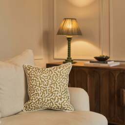 Pakko - Willow Printed Fabric Cushion - thumbnail 1