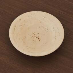 Marbelle - Cream Travertine Decorative Bowl - thumbnail 3