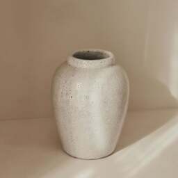 Portera - Ivory Gloss Ceramic Vase - thumbnail 4