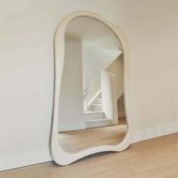 Arcurva - Extra Large Full Length Concrete Irregular Mirror 190cm x 120cm - thumbnail 2