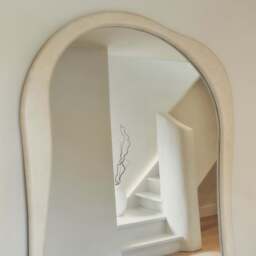 Arcurva - Extra Large Full Length Concrete Irregular Mirror 190cm x 120cm - thumbnail 3