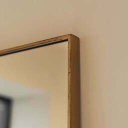 Theo - Full Length Gold Rectangular Extra Large Metal Mirror 190cm x 120cm - thumbnail 6