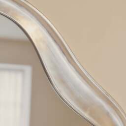 Riva - Brushed Chrome Pond Shaped Irregular Mirror 120cm x 90cm - thumbnail 5