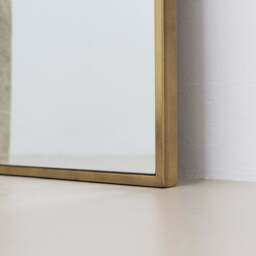 Liberty - Full Length Gold Large Arched Metal Mirror 160cm x 60cm - thumbnail 5