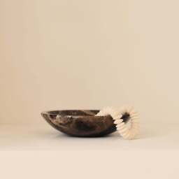 Marbelle - Dark Emperador Marble Decorative Bowl - thumbnail 3