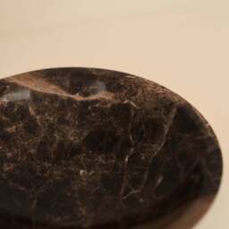 Marbelle - Dark Emperador Marble Decorative Bowl - thumbnail 4