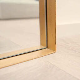Arcus - Full Length Arched Gold Extra Large Metal Mirror 200cm x 90cm - thumbnail 5