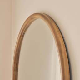 Amora - Full Length Large Arched Warm Wood Mirror 180cm x 90cm - thumbnail 4