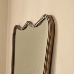 Elise - Antique Bronze Full Length Art Deco Metal Mirror 180cm x 90cm - thumbnail 4