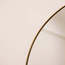 Theo - Full Length Gold Arched Large Metal Mirror 180cm x 90cm - thumbnail 5