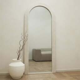 Luciana - Full Length Arched Concrete Mirror 180cm x 80cm - thumbnail 6