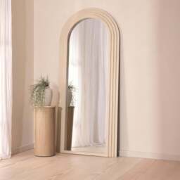 Luciana - Full Length Arched Concrete Mirror 180cm x 80cm - thumbnail 3
