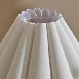 Orla - Terracotta Gloss Ceramic Scallop Shade Table Lamp - thumbnail 5