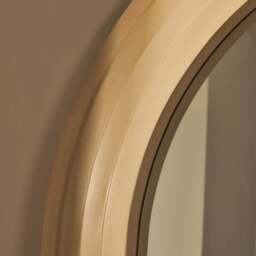 Luciana - Concrete Arched Overmantle Mirror 120cm x 100cm - thumbnail 4