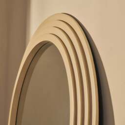 Luciana - Concrete Arched Overmantle Mirror 120cm x 100cm - thumbnail 2