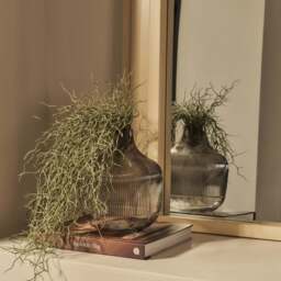 Luciana - Concrete Arched Overmantle Mirror 120cm x 100cm - thumbnail 6