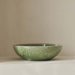 Portera - Jade Green Gloss Ceramic Decorative Bowl