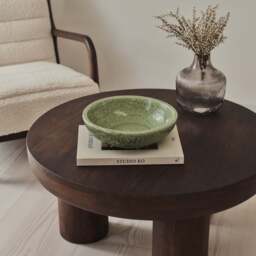 Portera - Jade Green Gloss Ceramic Decorative Bowl - thumbnail 4